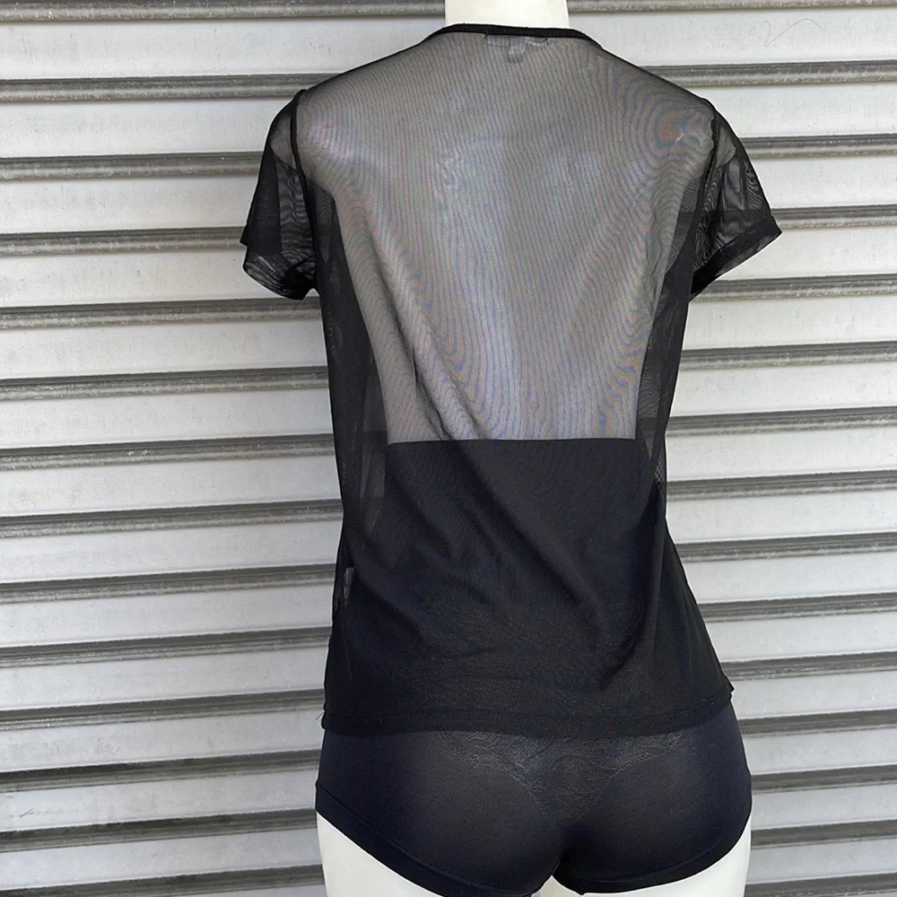Color Code Sheer Top Size M - Picture 5 of 6